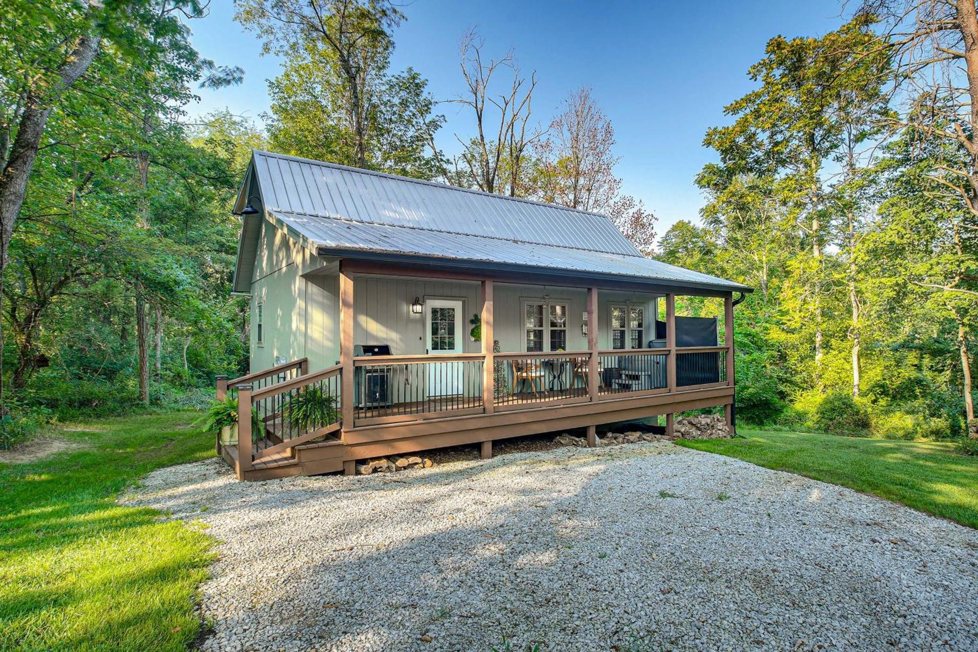 Idyllic Cabin In The Heart Of Hocking Hills Rockbridge Exterior photo